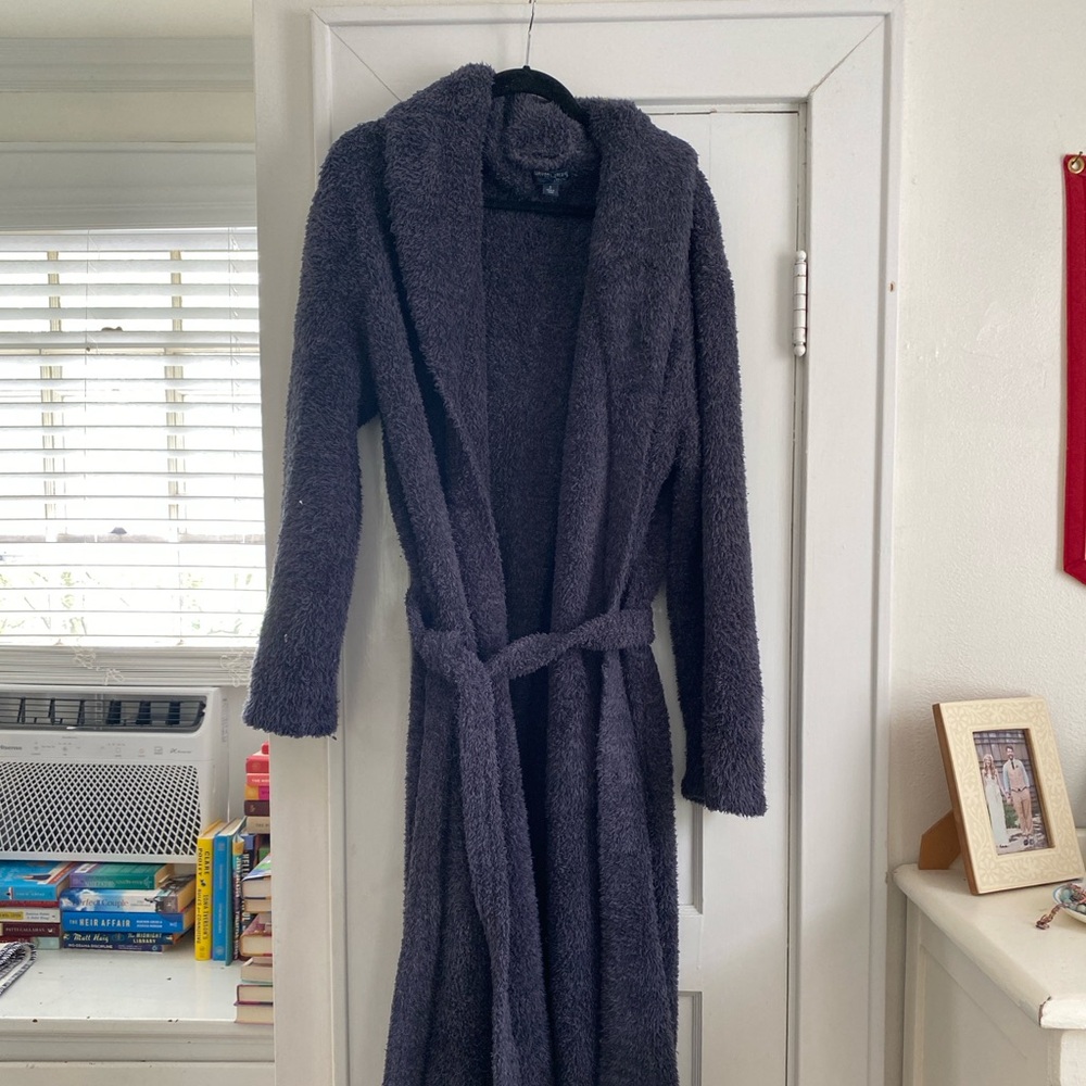Navy CozyChic Barefoot Dreams Robe